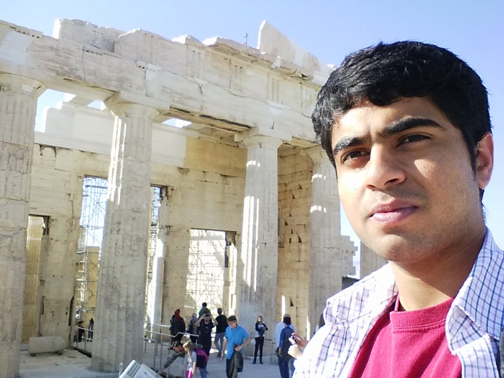 Gobi at Parthenon, temple of Athena