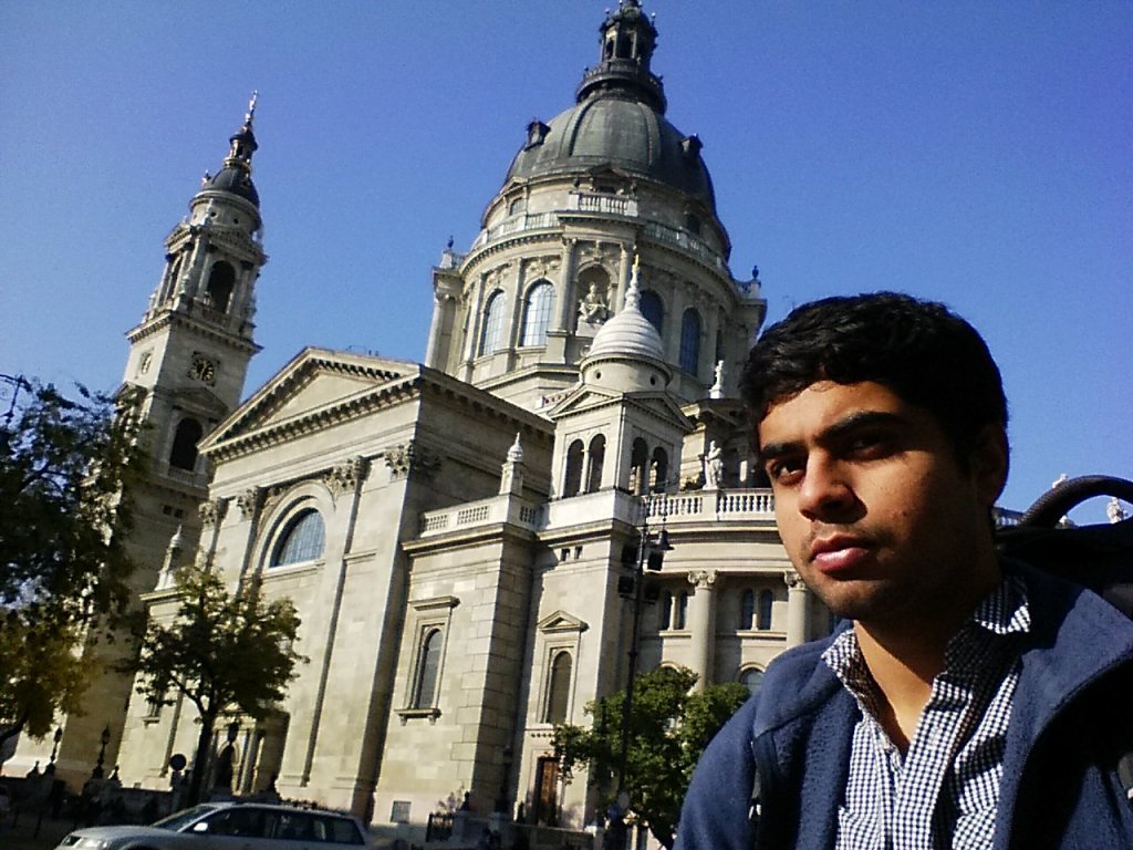 Gobi at St. Stephen's Basilica in Hungary